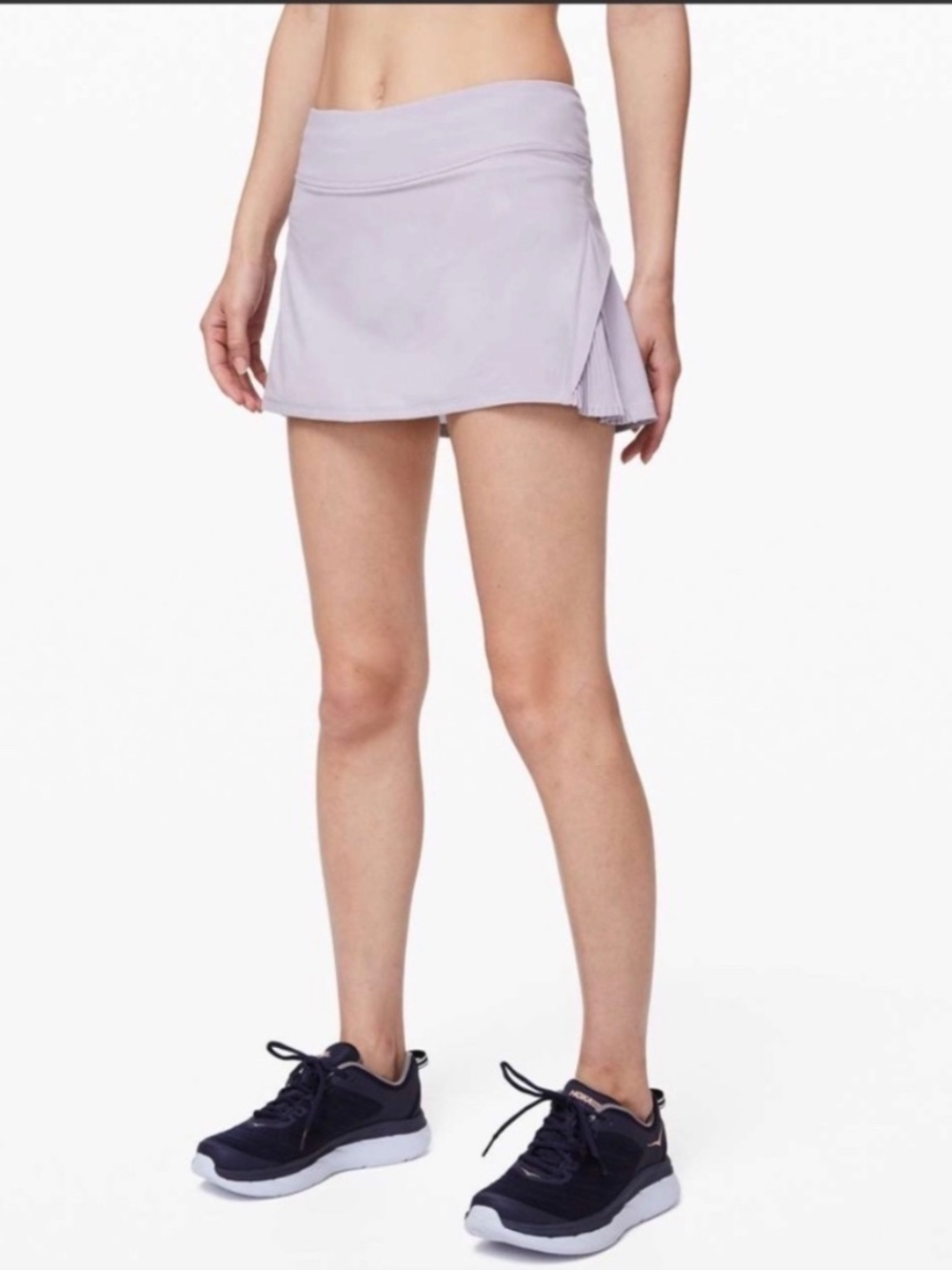 Lululemon Play Off The Pleats Skirt Skort Silver Lilac Women's Size 10 W8843R 7